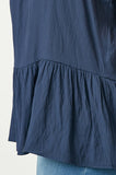 HJ1167 Navy Womens Tiered Cami Top Full Body