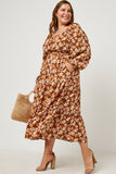 Smocked Square Neck Puff Sleeve Dress