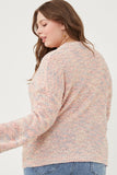 Confetti Knit Puff Sleeve Pullover Sweater