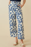 Floral Printed Wideleg Pants