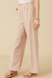 HY7380 Pink Womens Wide Leg Trousers Gif