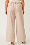 HY7380W Pink Womens Wide Leg Trousers Gif